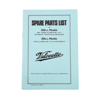 Velocette 350cc & 500cc Mk1 & Mk2 Models Parts Manual