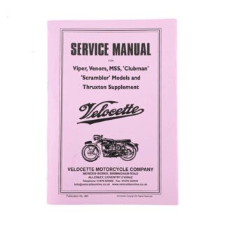 Velocette Viper, Venom & Mss Service Manual