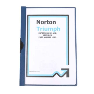Norton Supersession & Amended Part Number List 00