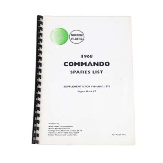 1968 1970 Norton Commando Parts Manual 06