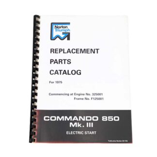 1975 Norton Commando Mk3 Parts Manual 00