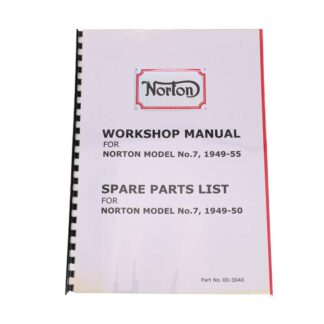 Norton Model 7 Workshop & Parts Manual 00