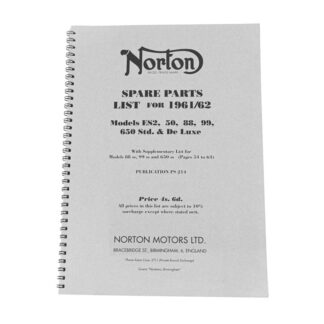 1961 1962 Norton Parts Manual Ps214