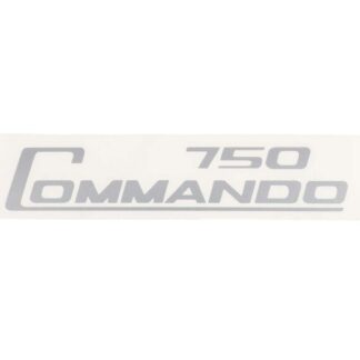 Norton Commando 750cc Silver Decal 06